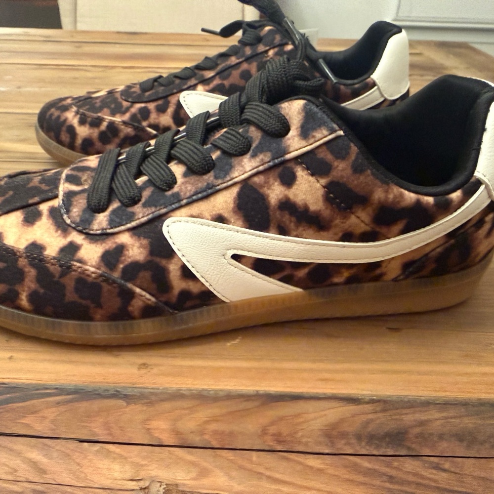 Dolce Vita Women’s Voyage Leopard Print Sneakers NEW Size 8.5 - Picture 4 of 9